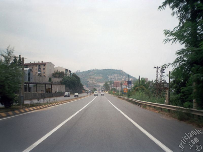 Trabzon-Of karayolundan bir manzara.
