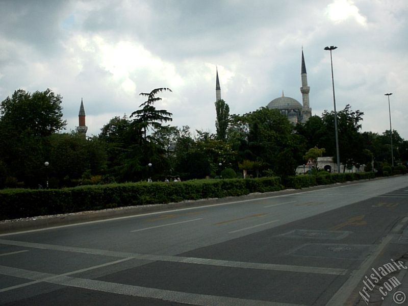 stanbul Fatih`te Mimar Sinan`n eseri ehzdeba Camisi.
