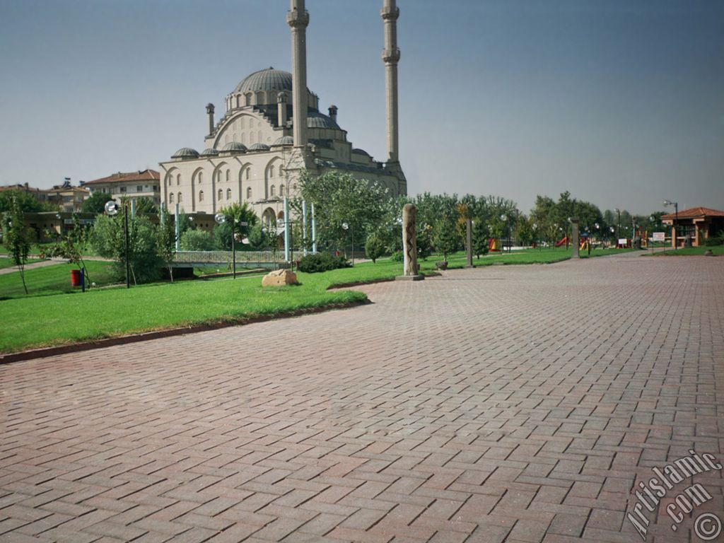 Gaziantep`ten bir park manzaras�.
